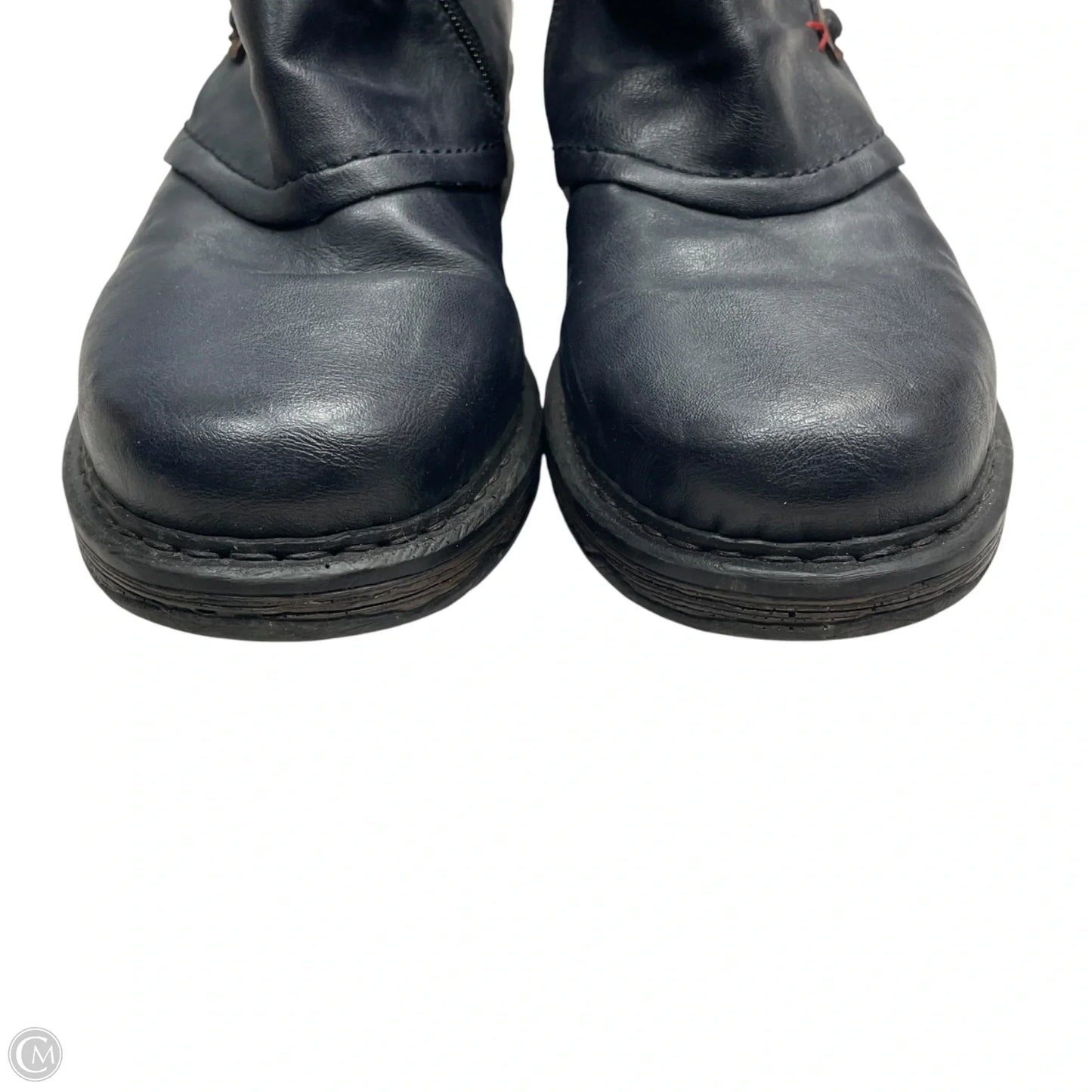 Boots Ankle Flats By Riekers In Navy, Size: 7.5
