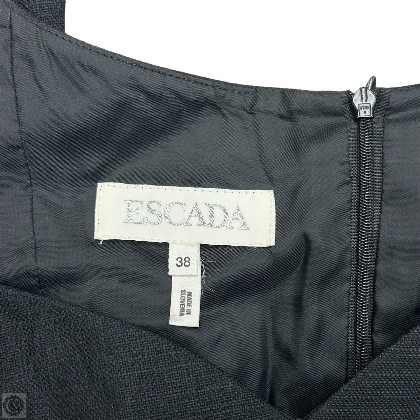 Dress Designer By Escada In Black, Size: S