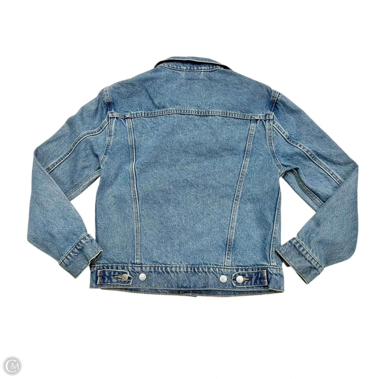 Jacket Denim By Levis In Blue Denim, Size: Xs