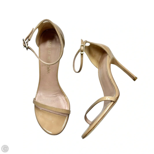 Sandals Designer By Stuart Weitzman In Tan, Size: 7