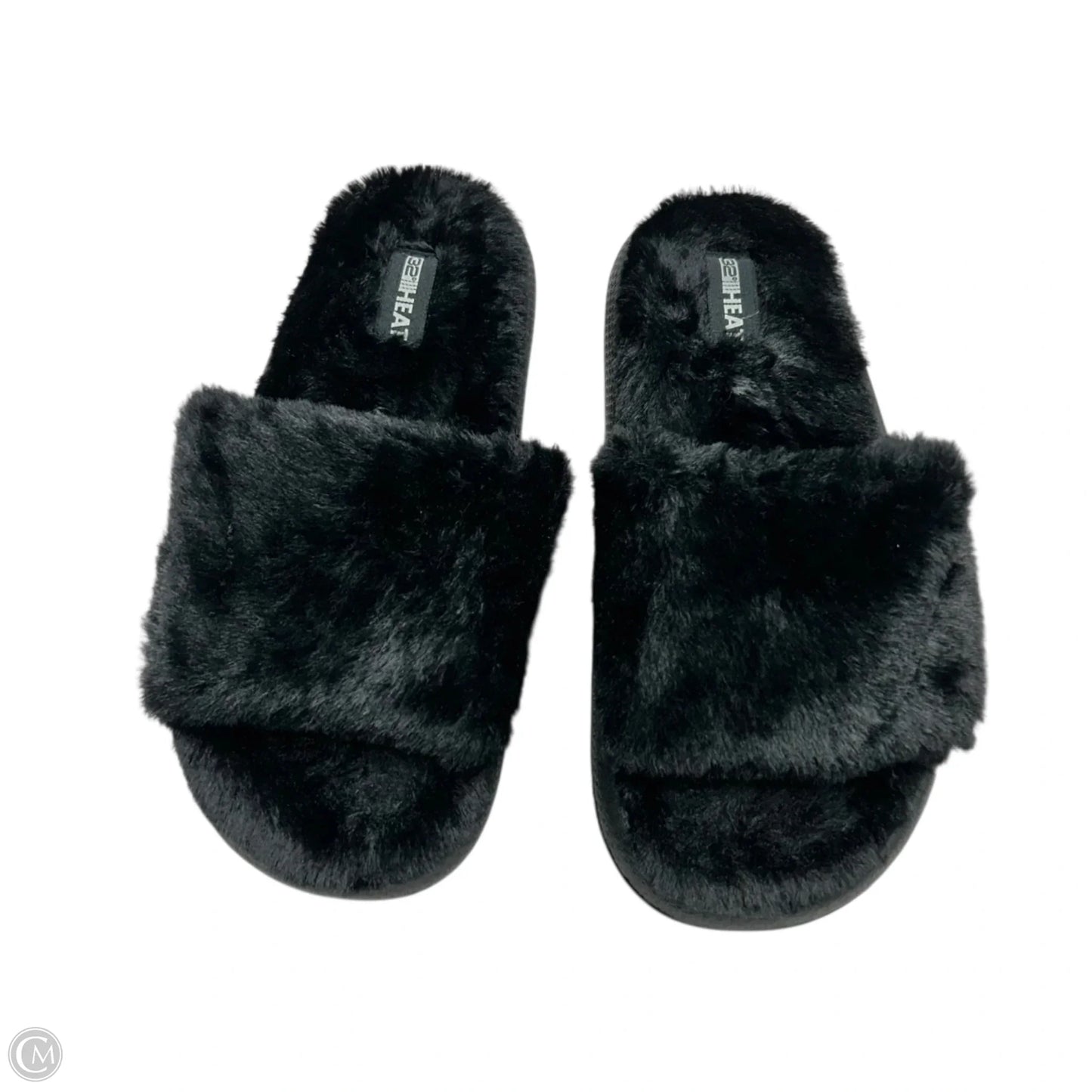 Slippers Flats By 32 Degrees In Black, Size: 7.5-8.5