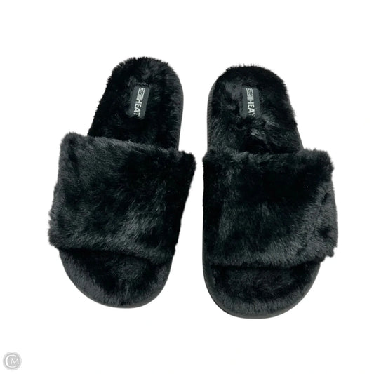 Slippers Flats By 32 Degrees In Black, Size: 7.5-8.5