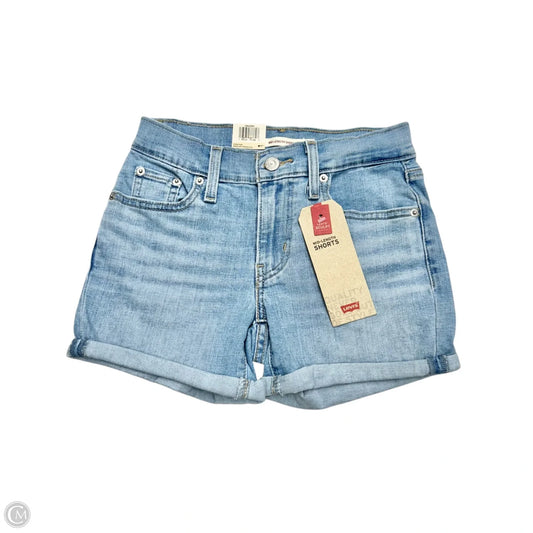 Shorts By Levis In Blue Denim, Size: 0