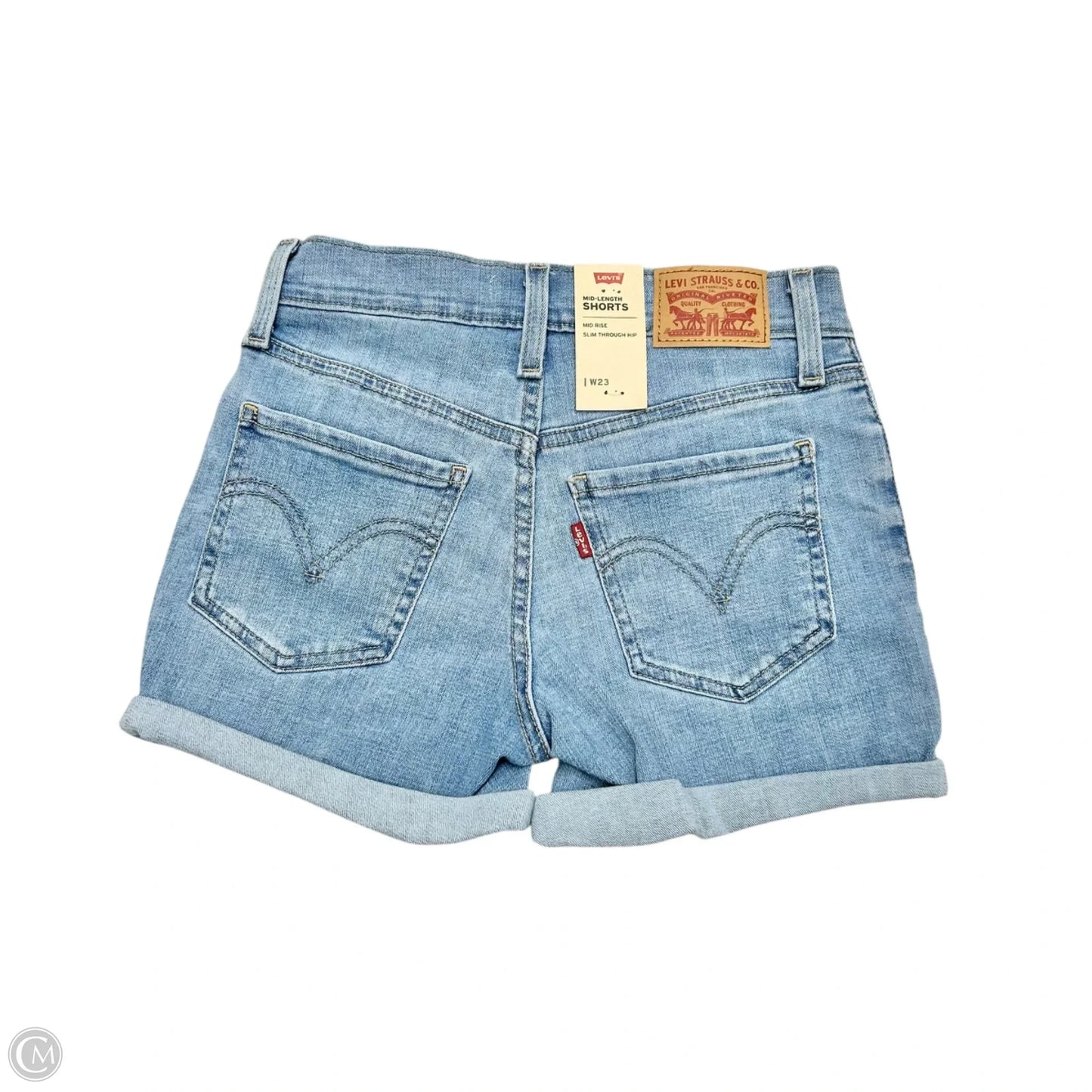 Shorts By Levis In Blue Denim, Size: 0