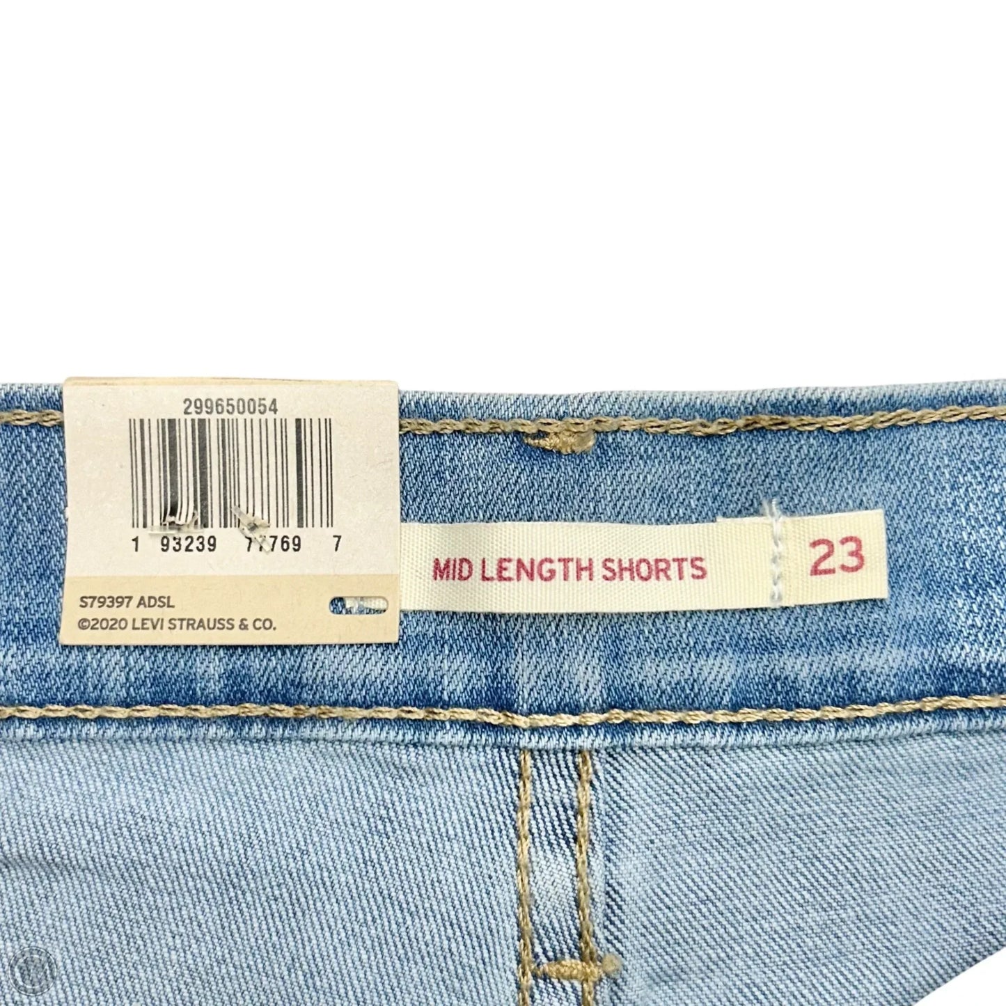 Shorts By Levis In Blue Denim, Size: 0