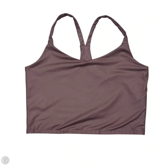 Athletic Bra By Able In Mauve, Size: L