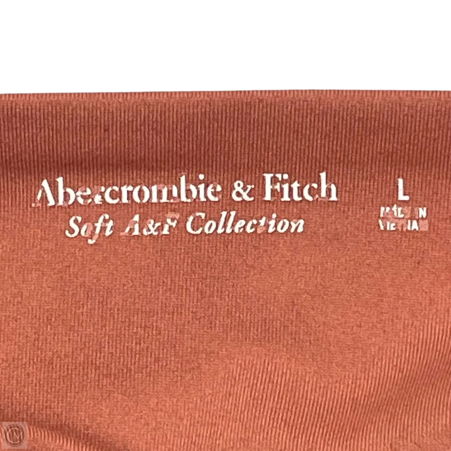 Athletic Bra By Abercrombie And Fitch In Brown, Size: L
