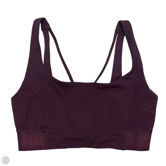 Athletic Bra By Athleta In Maroon, Size: S