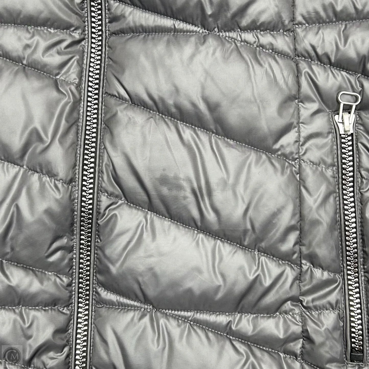 Coat Puffer & Quilted By Marc New York In Grey, Size: 2x