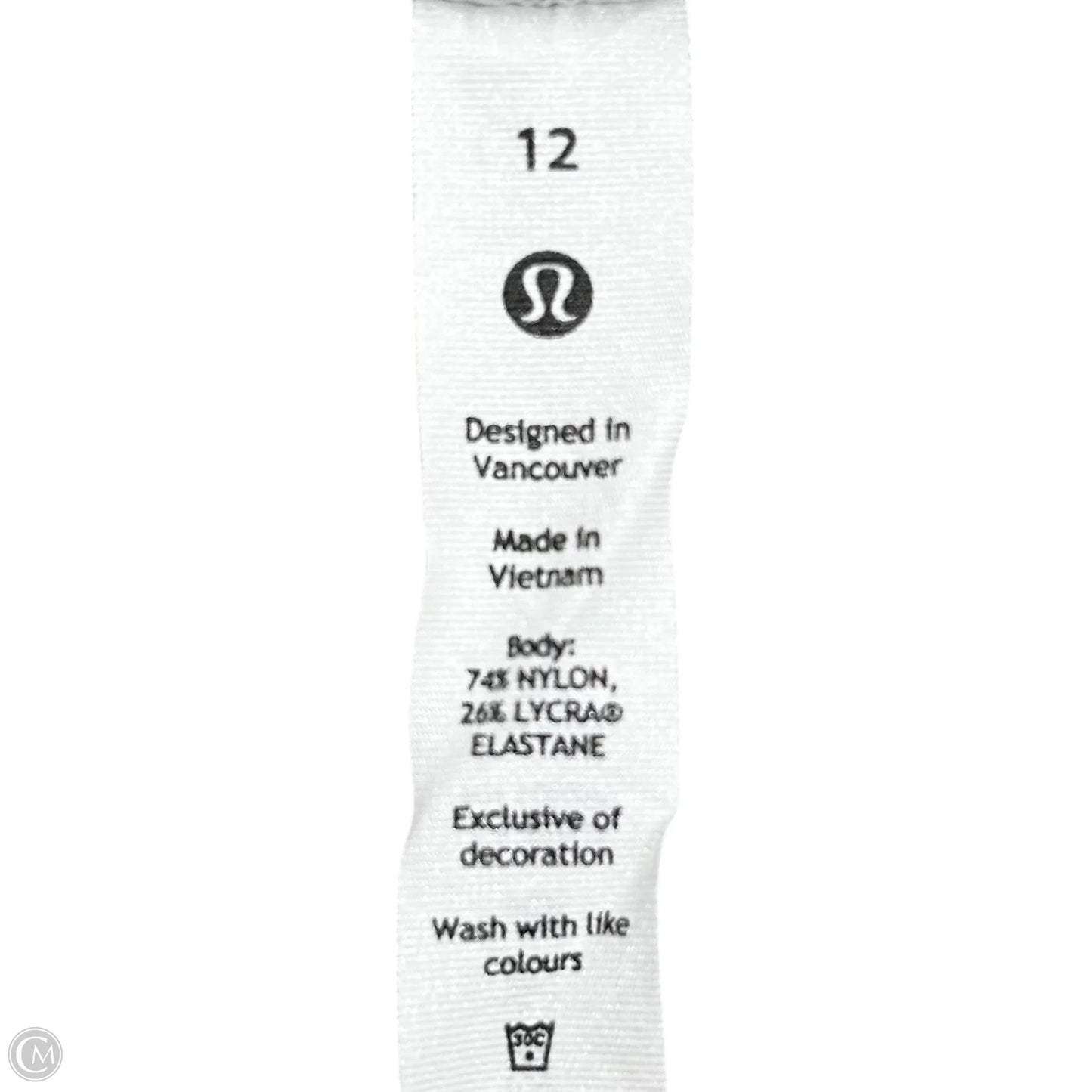 Athletic Leggings By Lululemon In Grey, Size: L