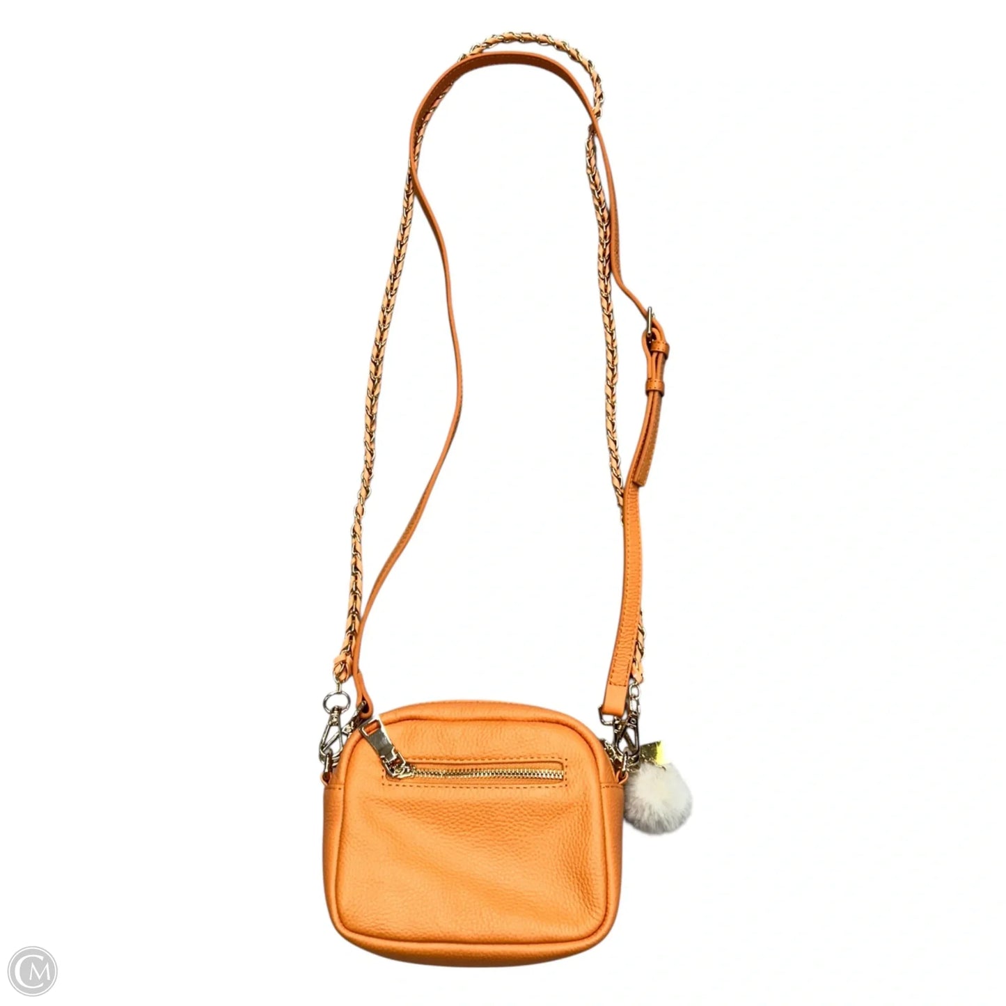 Crossbody Leather By Pom Pom, Size: Small