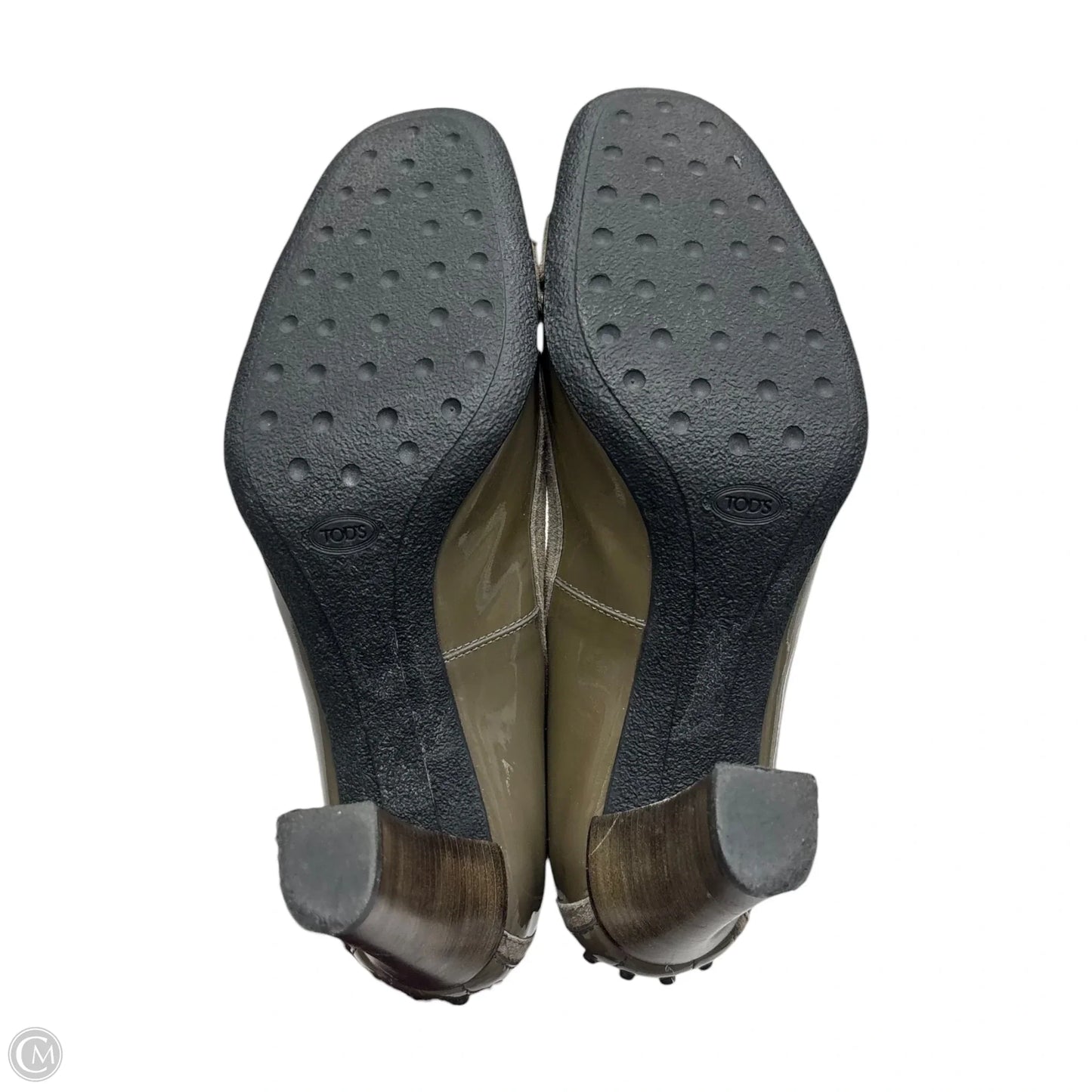 Shoes Luxury Designer By Tods In Taupe, Size: 8.5