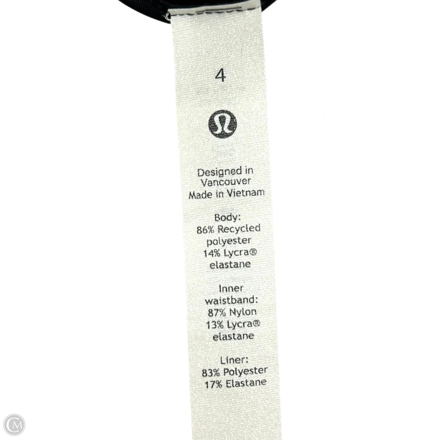 Athletic Shorts By Lululemon In Black & Purple, Size: S