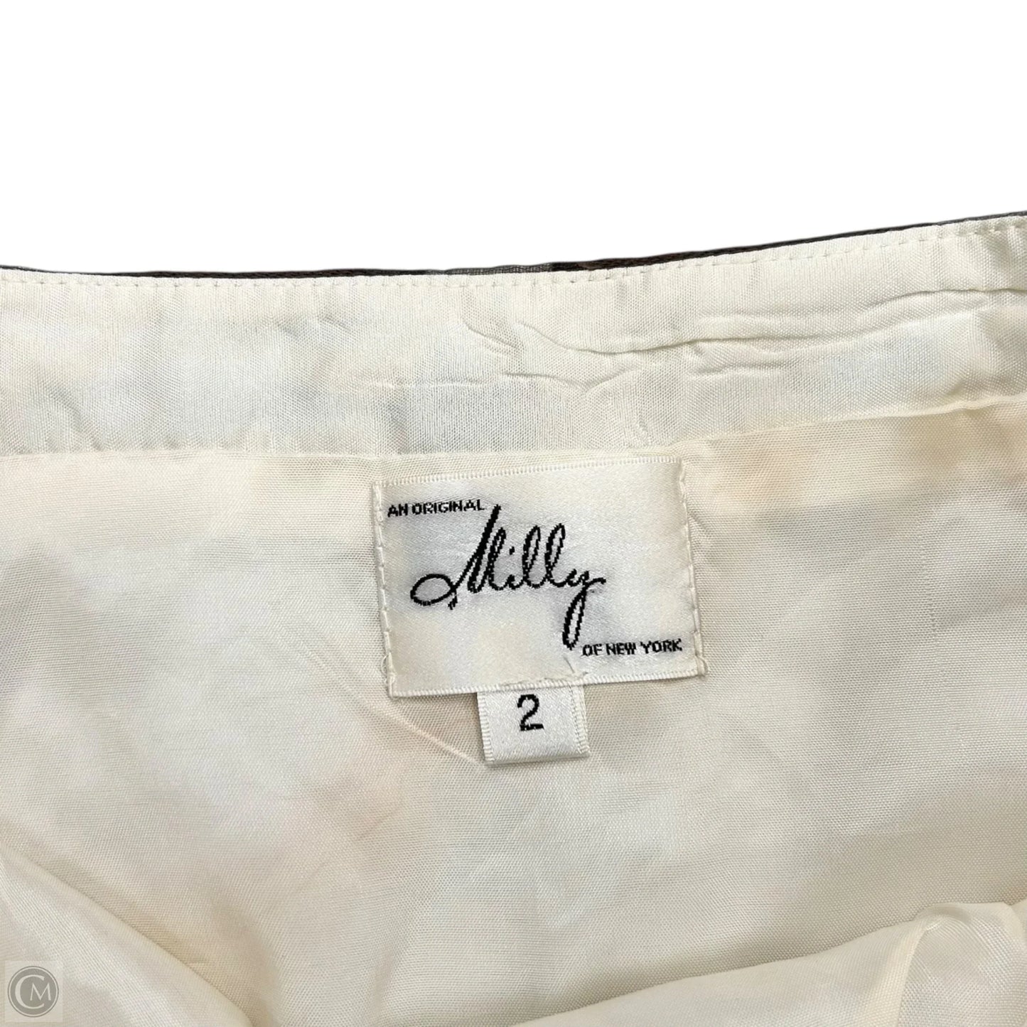 Skirt Designer By Milly In Brown, Size: 2