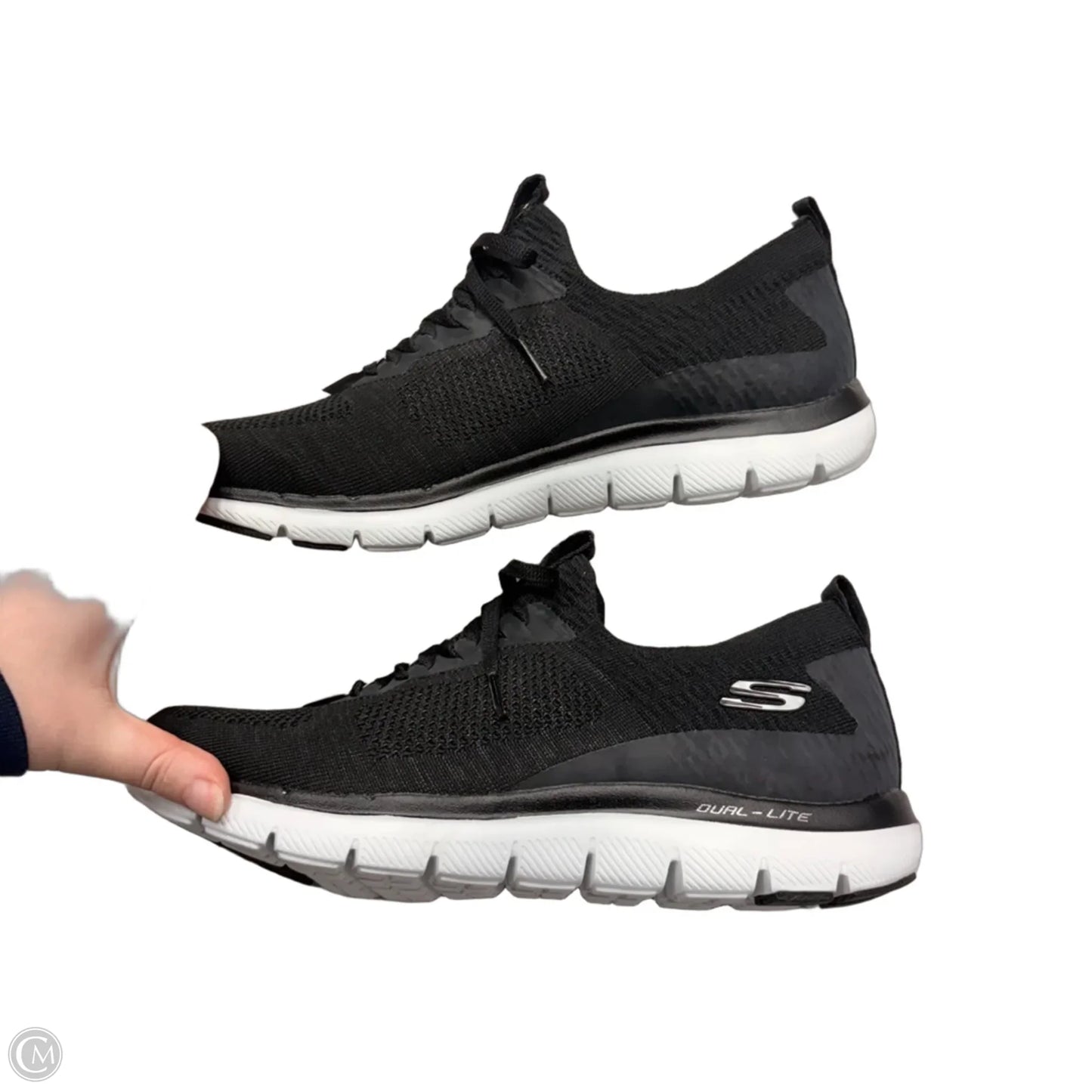 Shoes Athletic By Skechers In Black, Size: 11