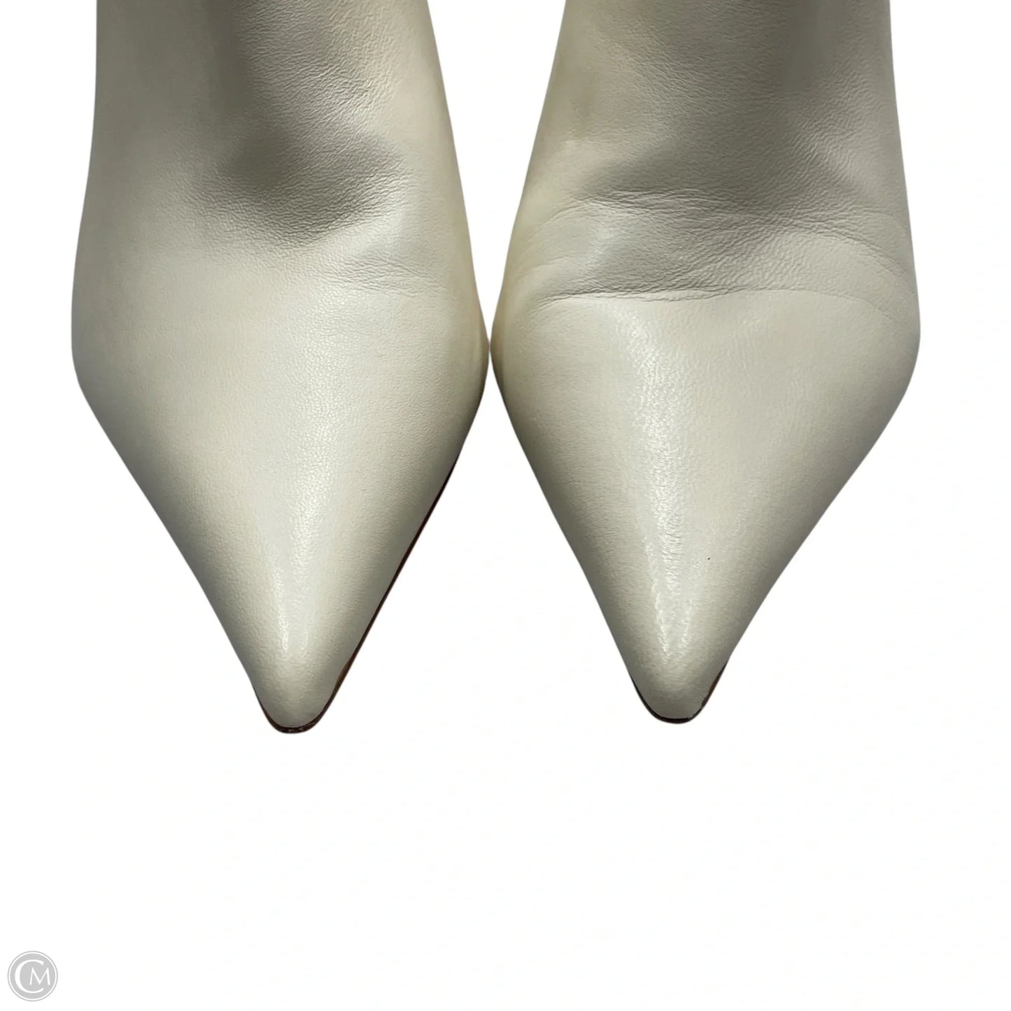 Boots Ankle Heels By Vince Camuto In Cream, Size: 8.5