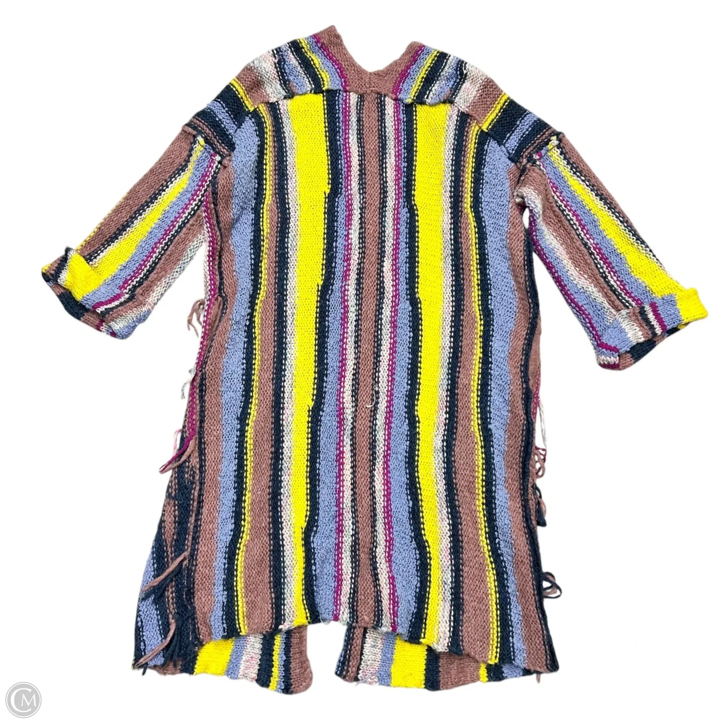 Sweater Cardigan By Pilcro In Striped Pattern, Size: Xs/s