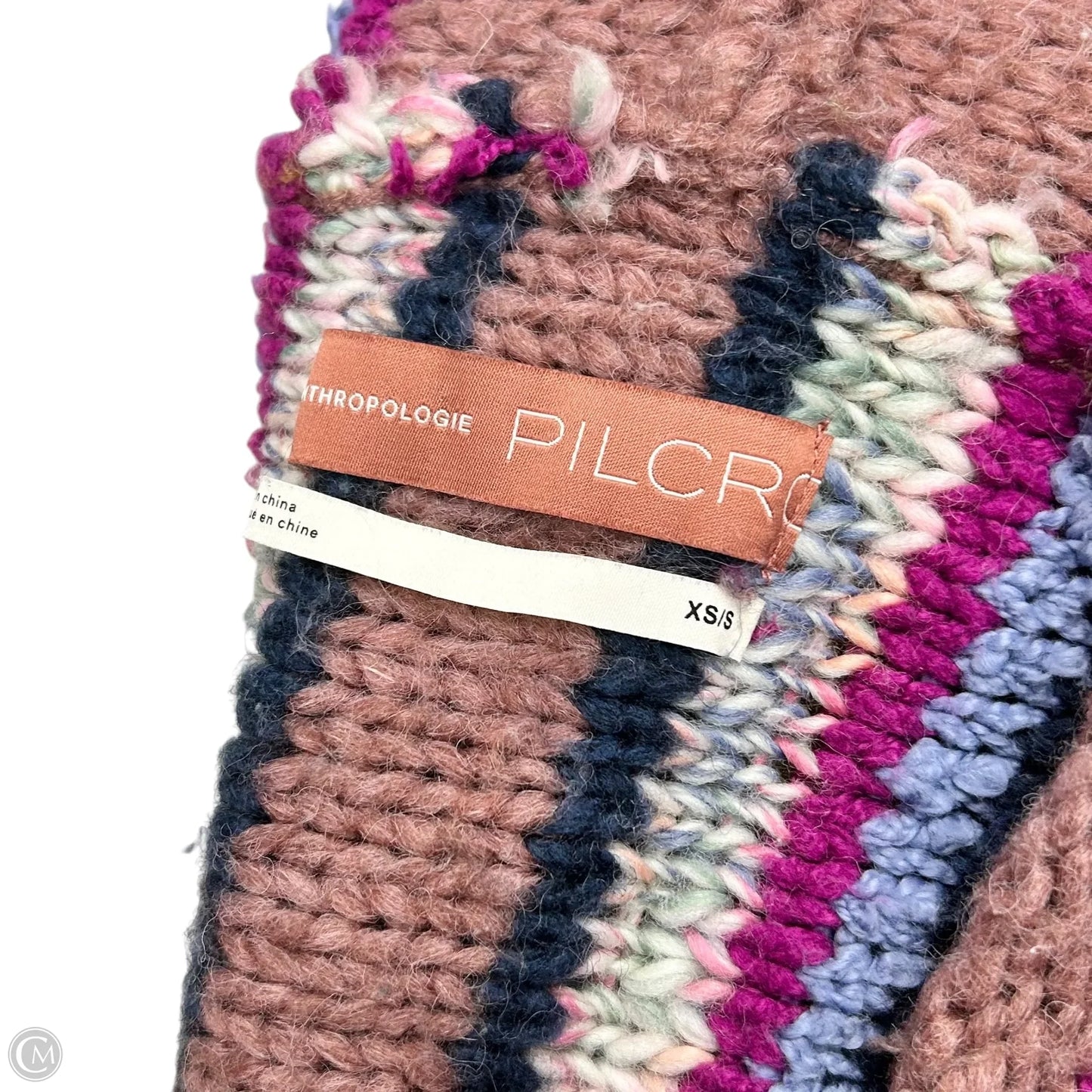 Sweater Cardigan By Pilcro In Striped Pattern, Size: Xs/s