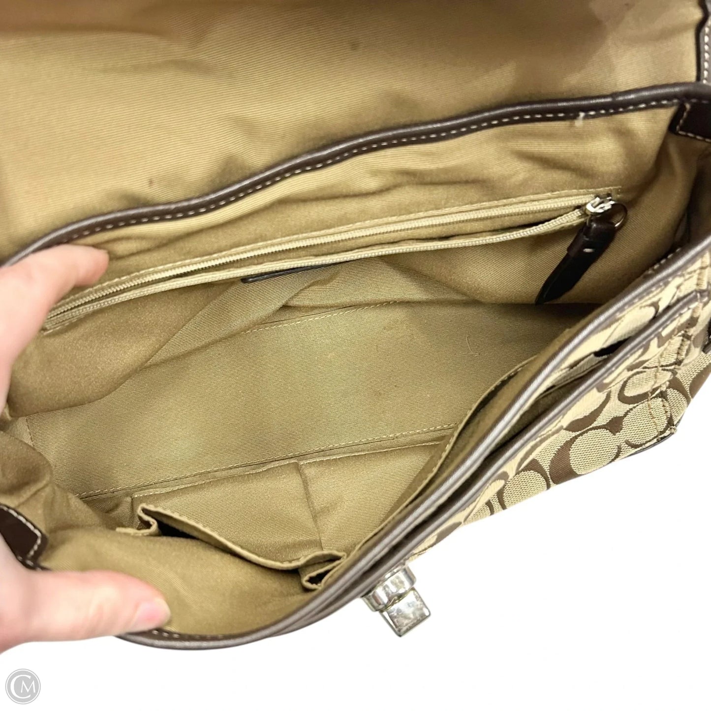 Crossbody Designer By Coach, Size: Medium