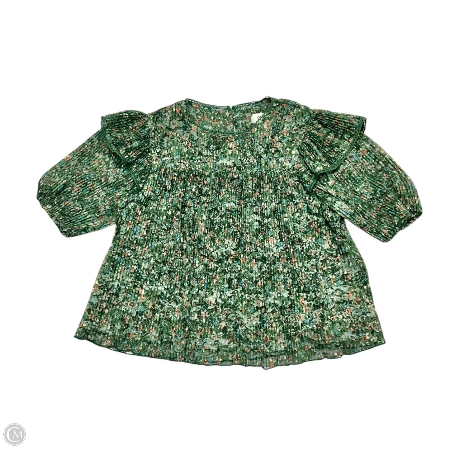 Top Short Sleeve By Porridge In Green, Size: Xs