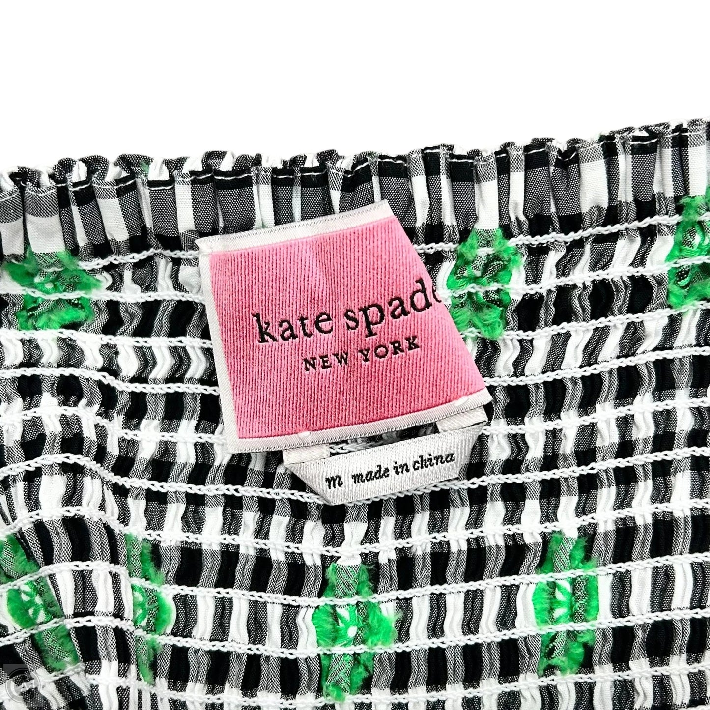 Dress Designer By Kate Spade In Black & White, Size: M