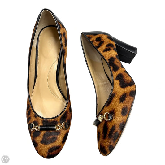 Shoes Heels Block By Talbots In Leopard Print, Size: 8