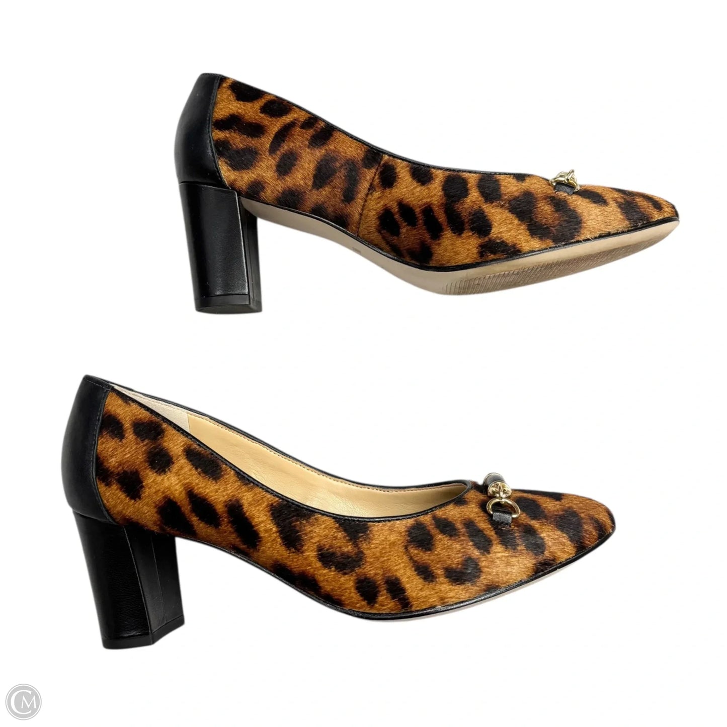 Shoes Heels Block By Talbots In Leopard Print, Size: 8
