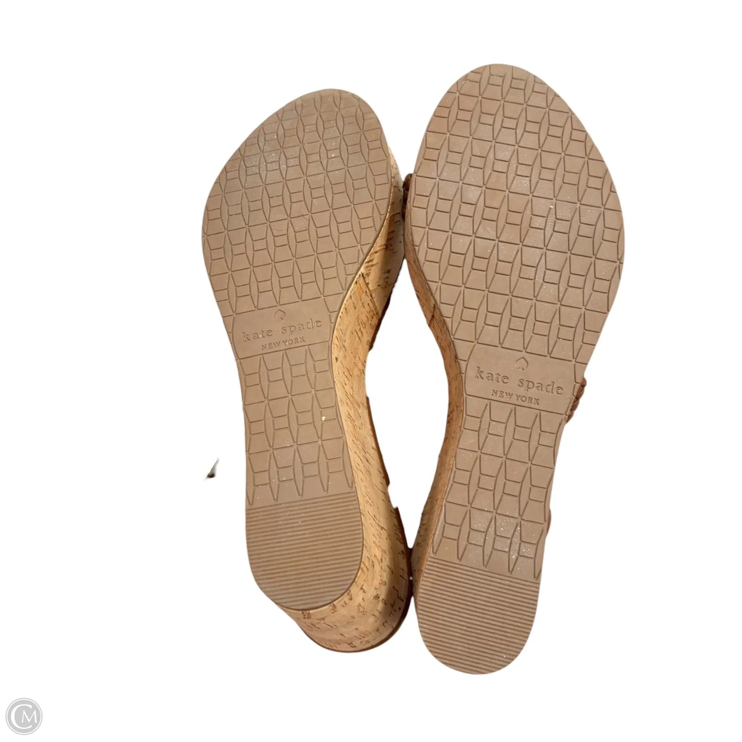 Sandals Heels Wedge By Crown Vintage In Grey, Size: 9