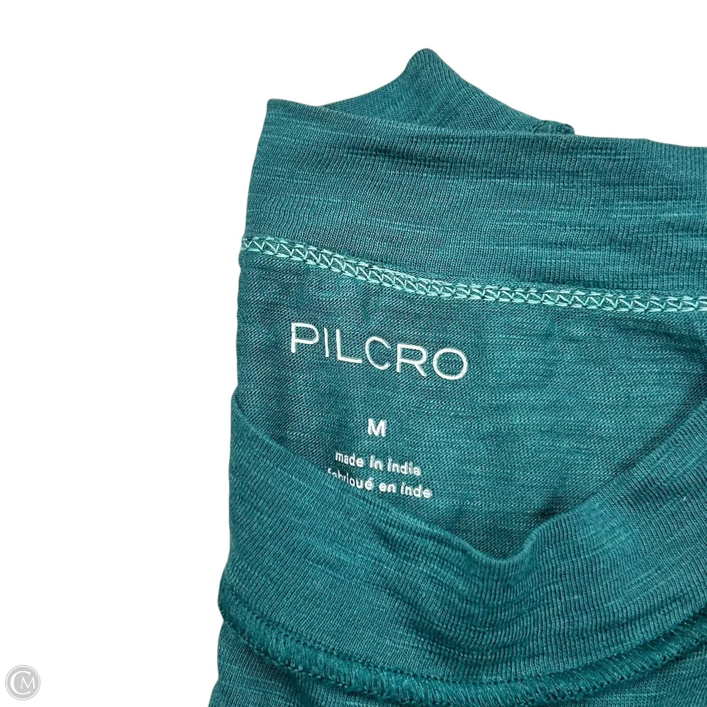 Top Long Sleeve By Pilcro In Teal, Size: M
