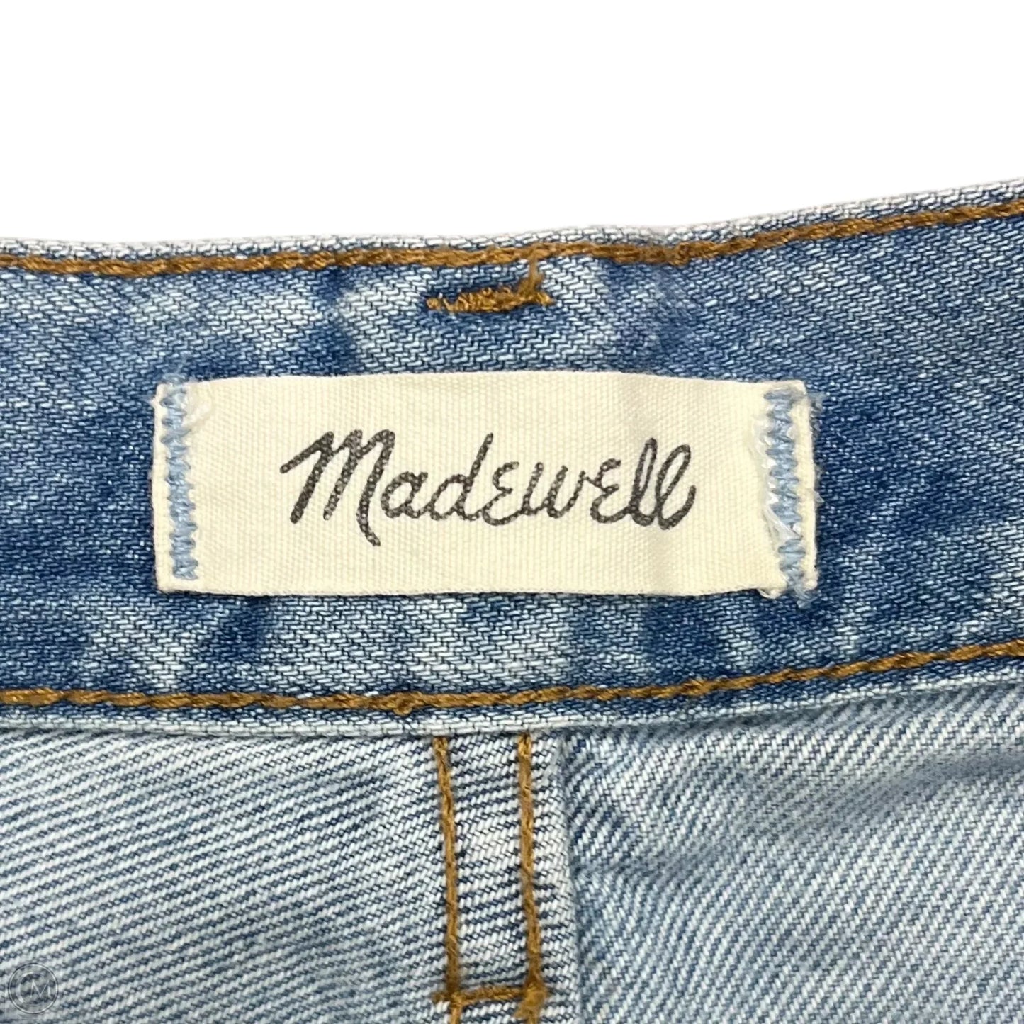 Jeans Straight By Madewell In Blue Denim, Size: 2