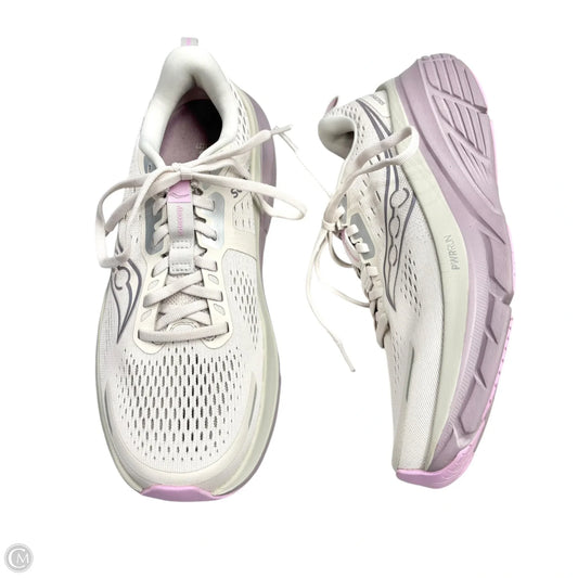 Shoes Athletic By Saucony In Purple & Tan, Size: 9