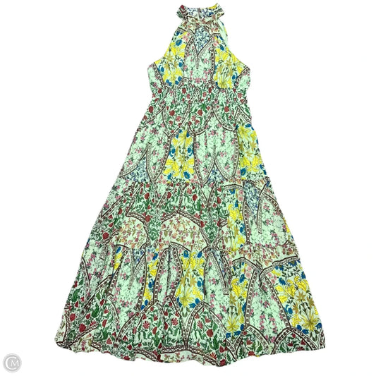 Dress Party Long By Anthropologie In Green, Size: Sp