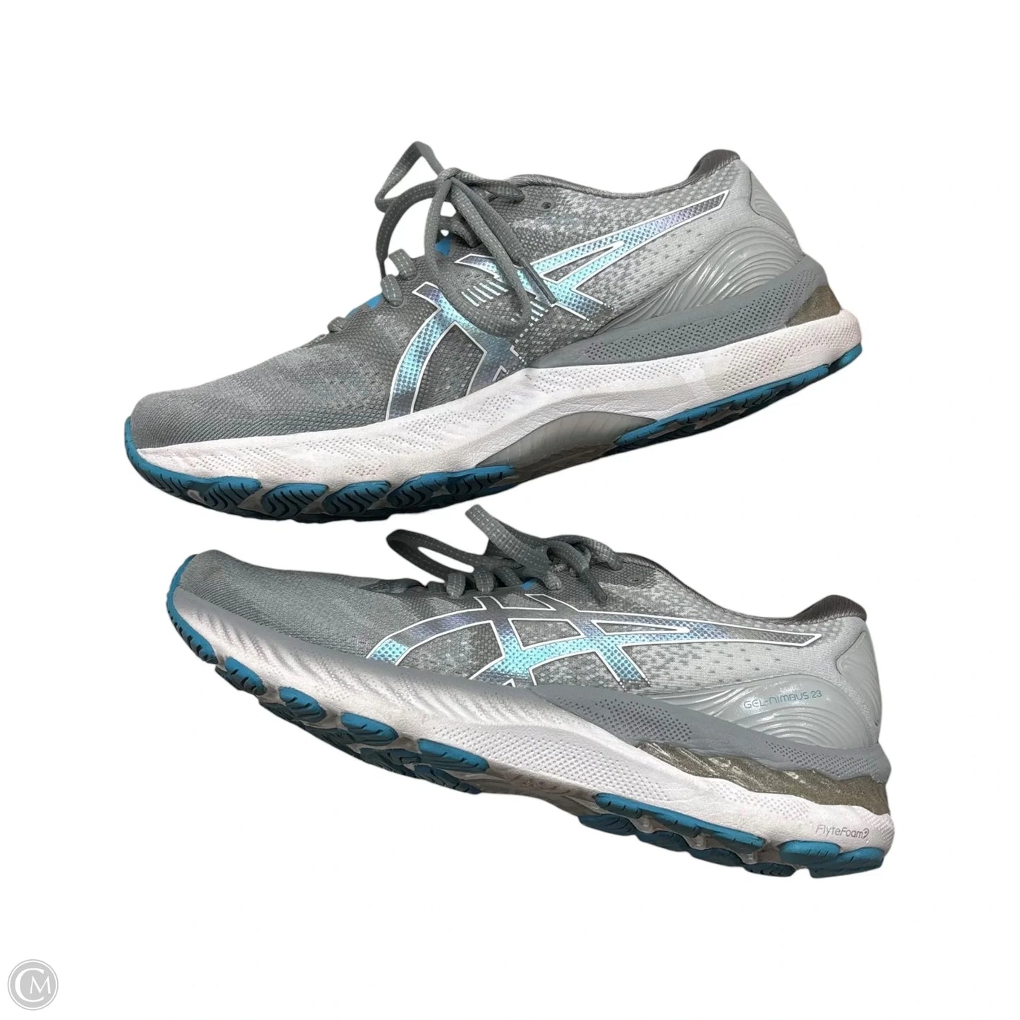 Shoes Athletic By Asics In Grey, Size: 8.5