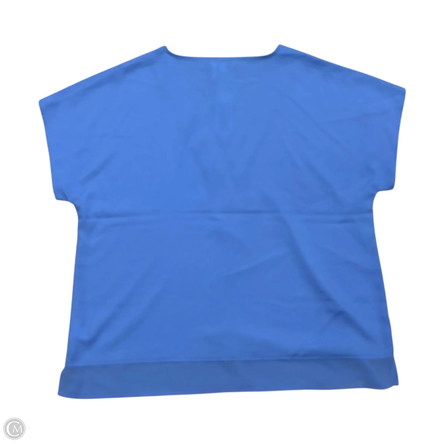 Top Short Sleeve By Dkny In Blue, Size: L