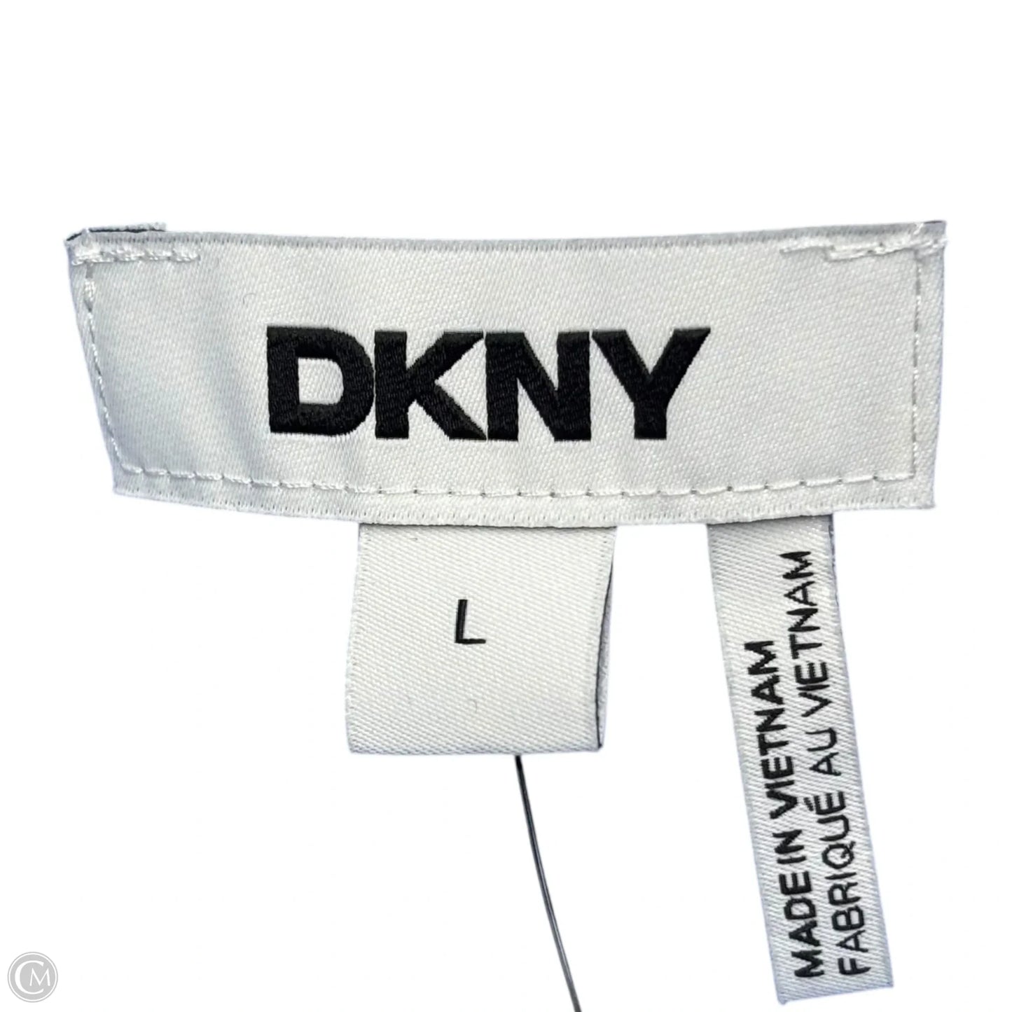 Top Short Sleeve By Dkny In Blue, Size: L