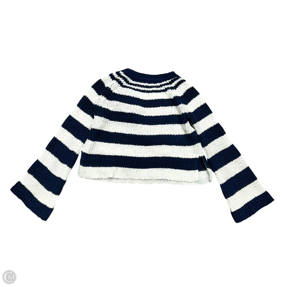 Sweater By Pilcro In Blue & White, Size: S