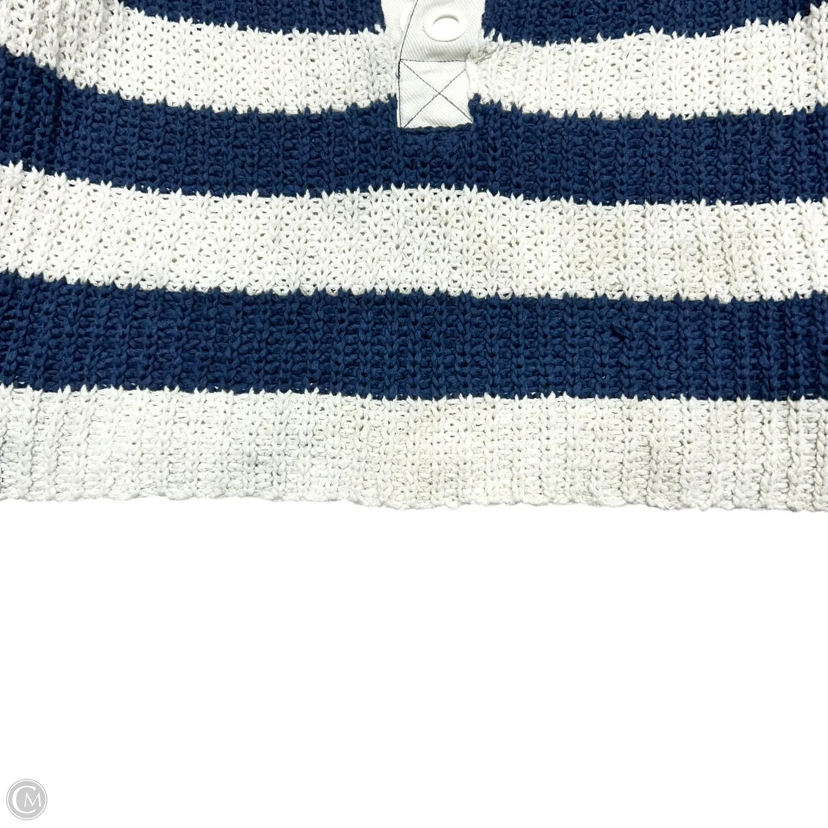 Sweater By Pilcro In Blue & White, Size: S