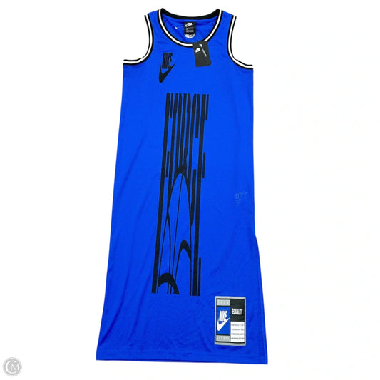 Dress Casual Maxi By Nike Apparel In Blue, Size: Xs