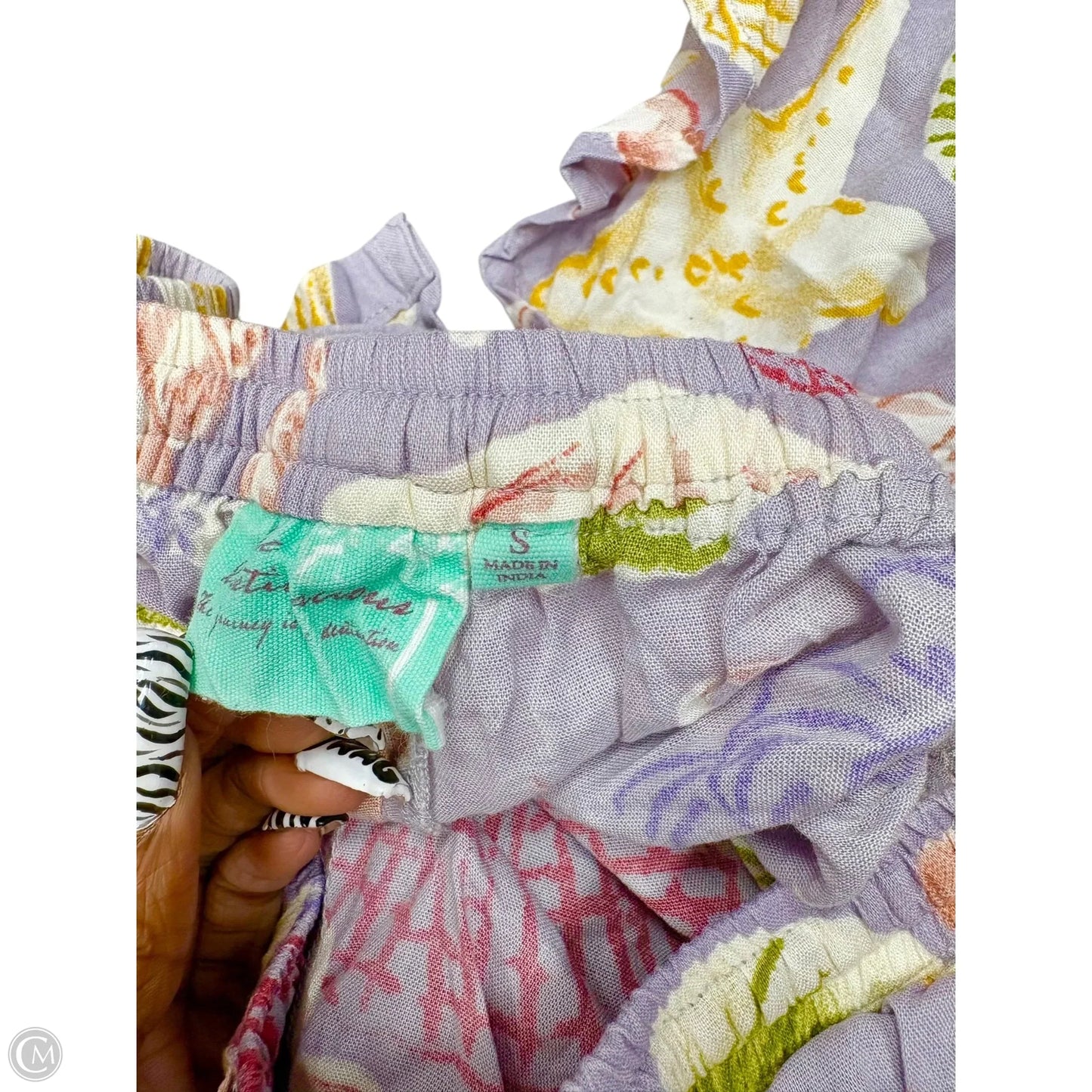 Shorts Set By True Destinations In Purple, Size: S