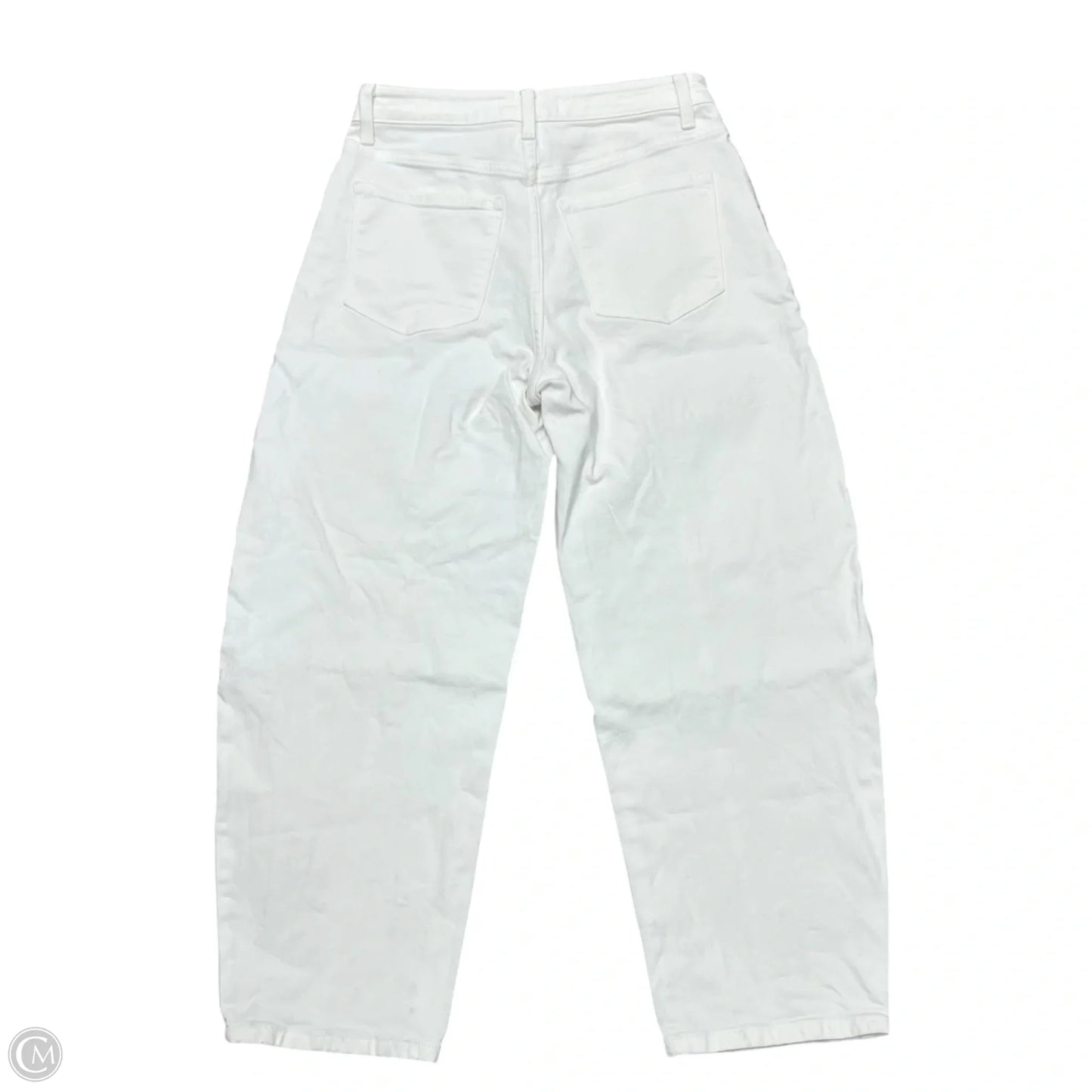 Jeans Straight By Flying Monkey In White Denim, Size: 4