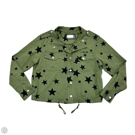 Jacket Denim By Indigo Saints In Green Denim, Size: M