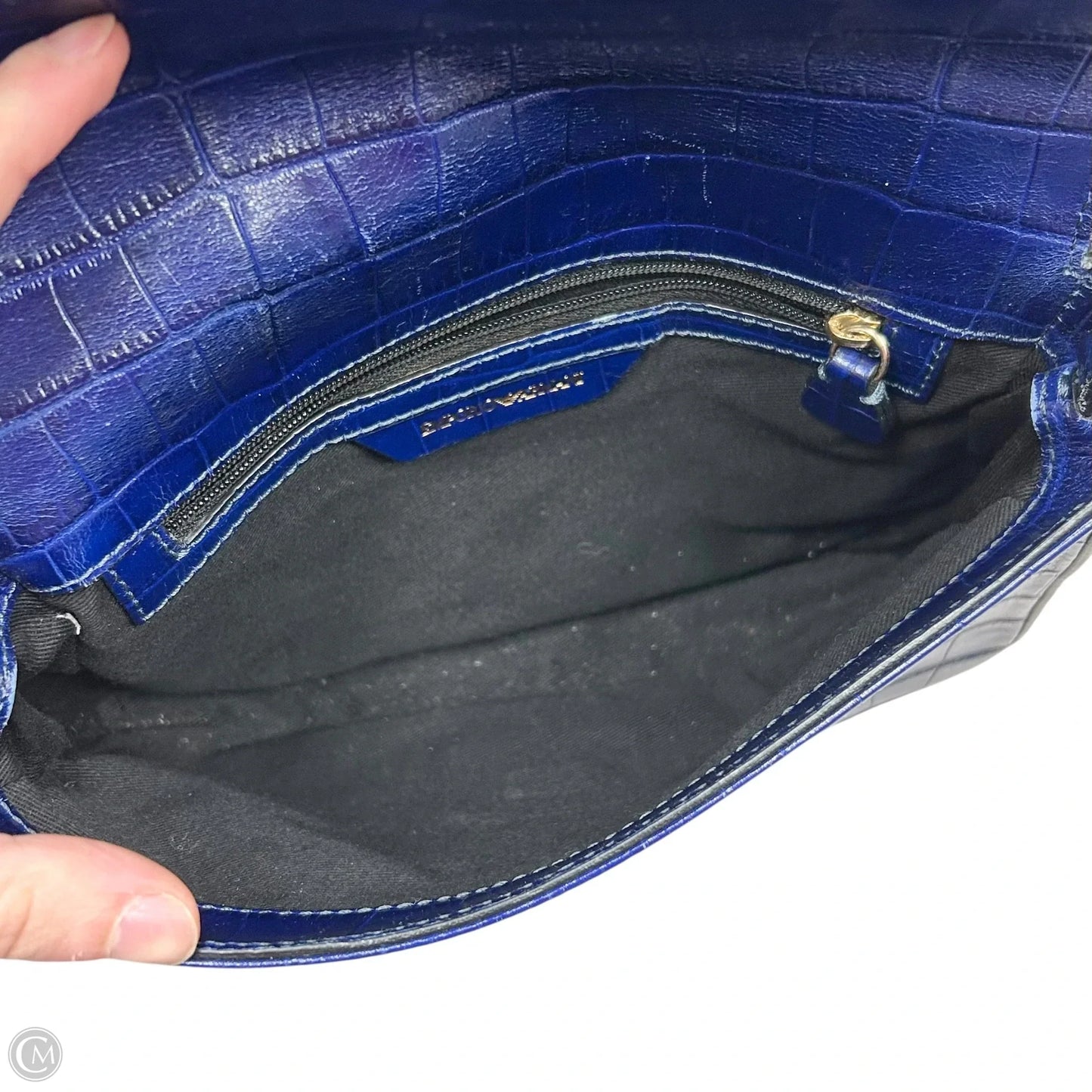 Crossbody Leather By Emporio Armani, Size: Small