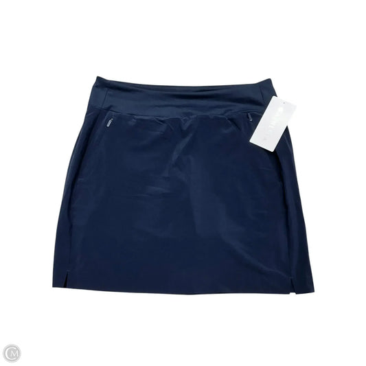 Athletic Skort By Athleta In Navy, Size: Lt
