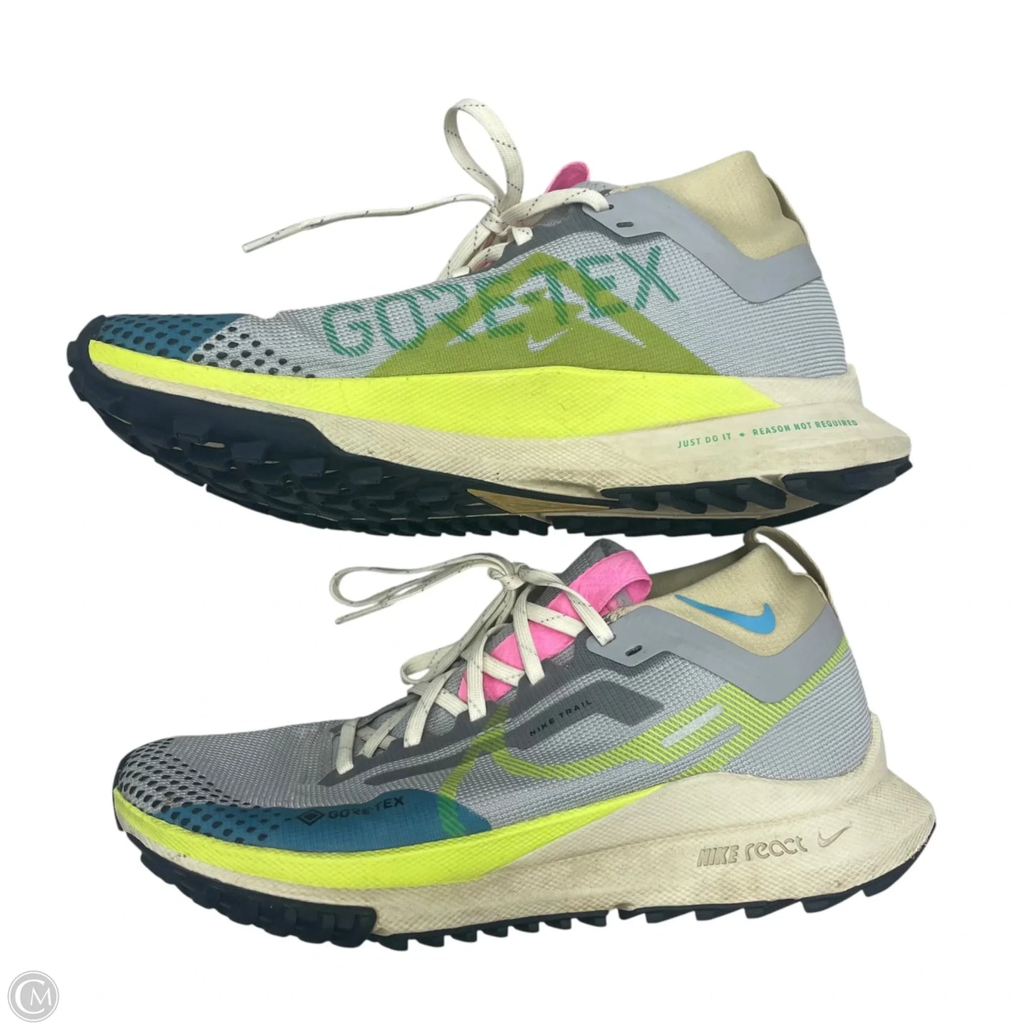 Shoes Athletic By Nike In Blue & Grey, Size: 8