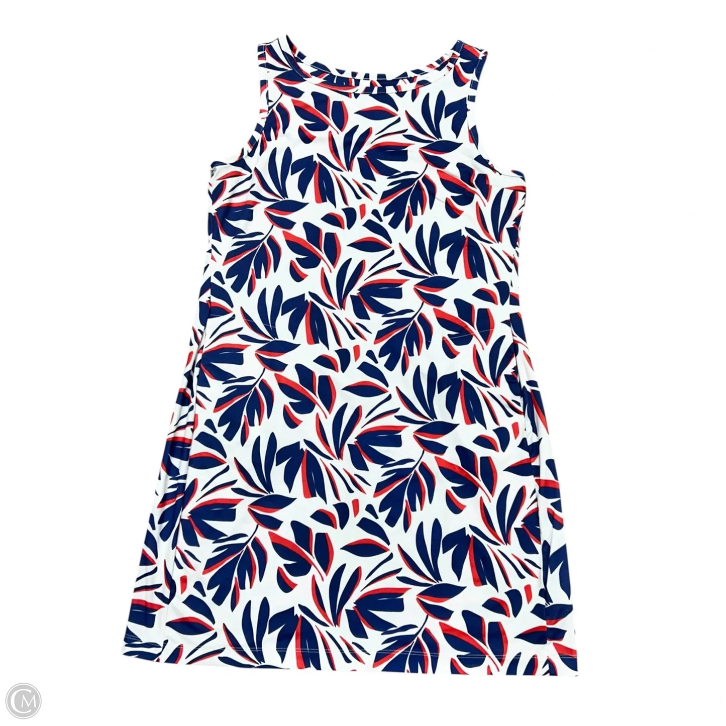 Athletic Dress By Columbia In Blue Red & White, Size: L