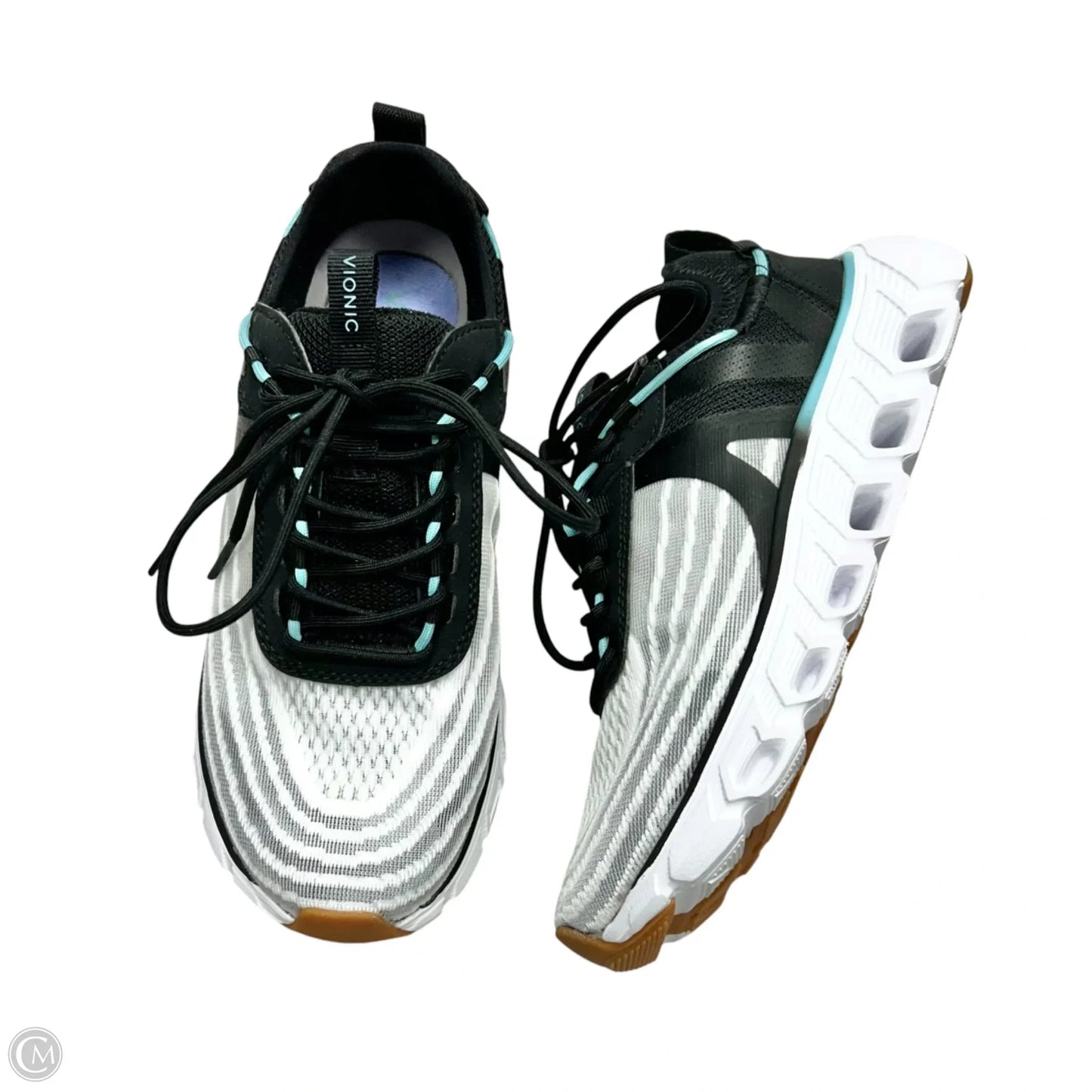 Shoes Athletic By Vionic In Black & White, Size: 5