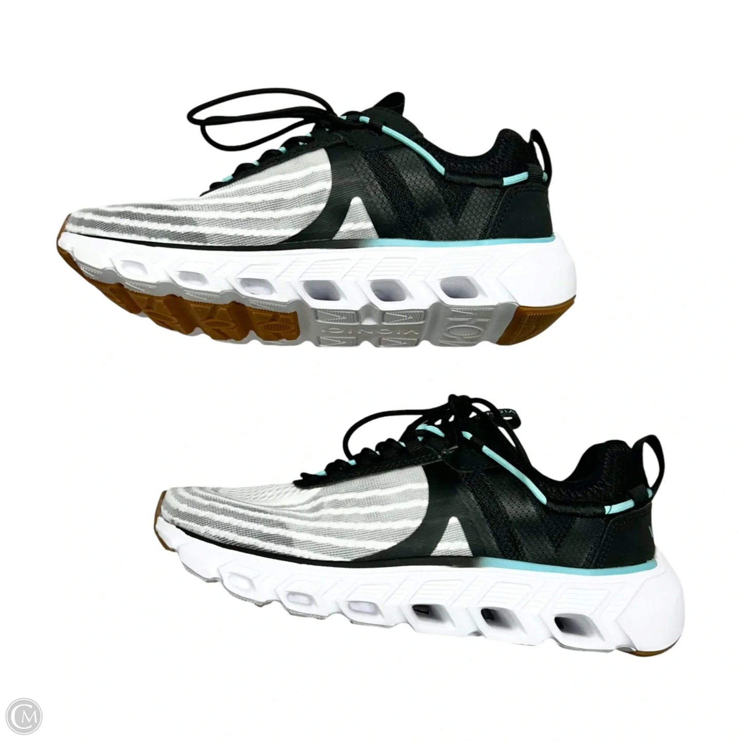Shoes Athletic By Vionic In Black & White, Size: 5