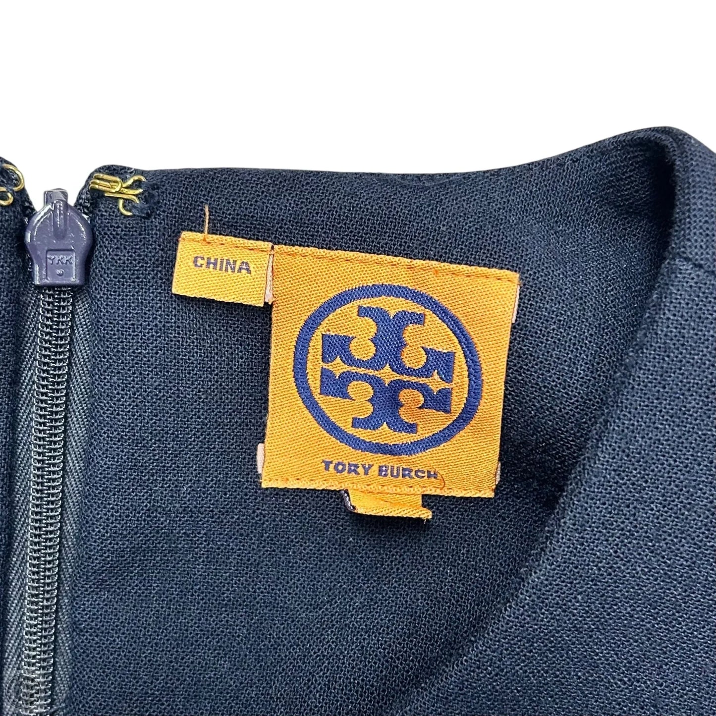 Dress Designer By Tory Burch In Navy, Size: M