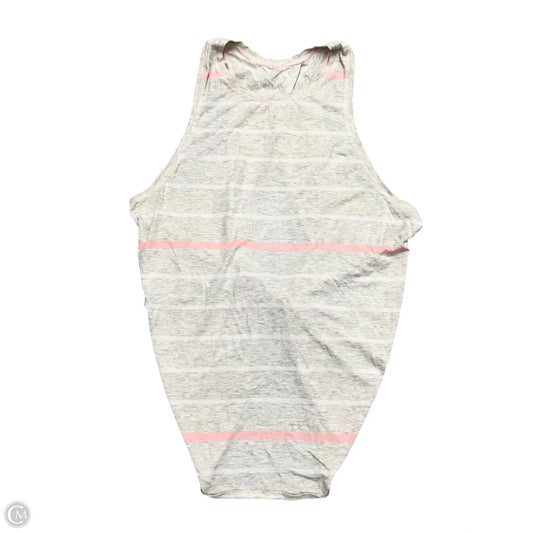 Athletic Tank Top By Lululemon In Pink & Tan, Size: S