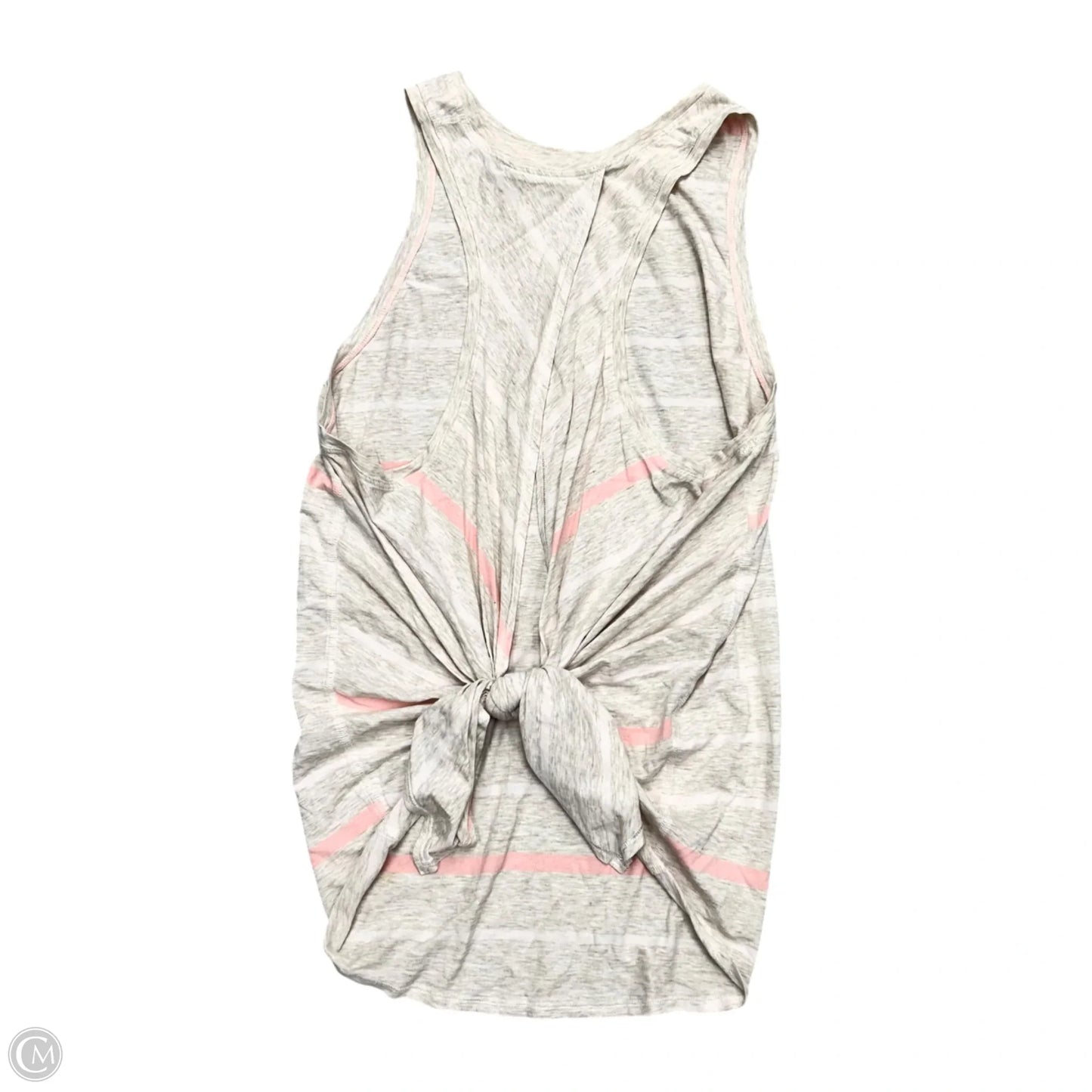 Athletic Tank Top By Lululemon In Pink & Tan, Size: S